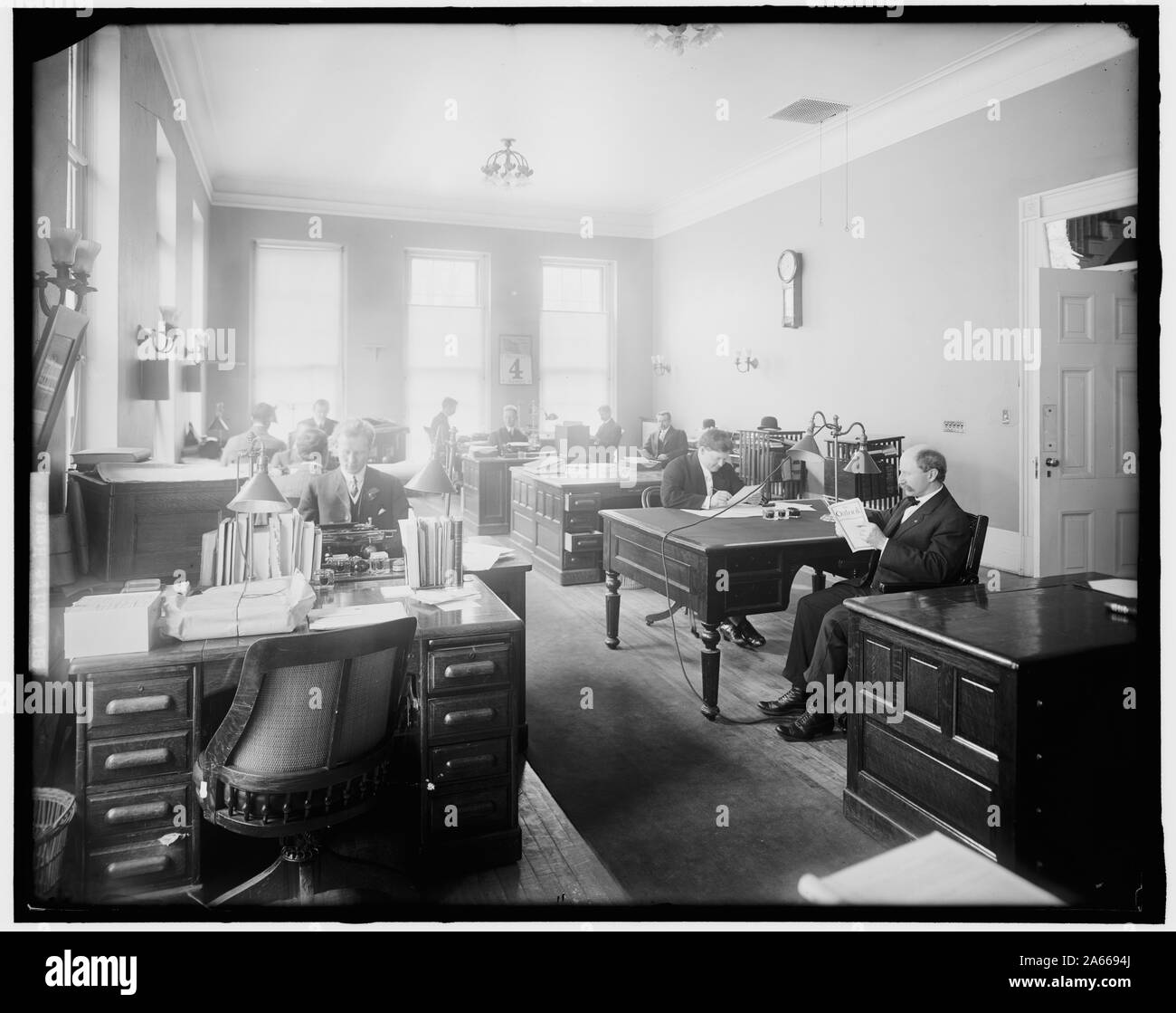 Das WEISSE HAUS. Büro Stockfoto