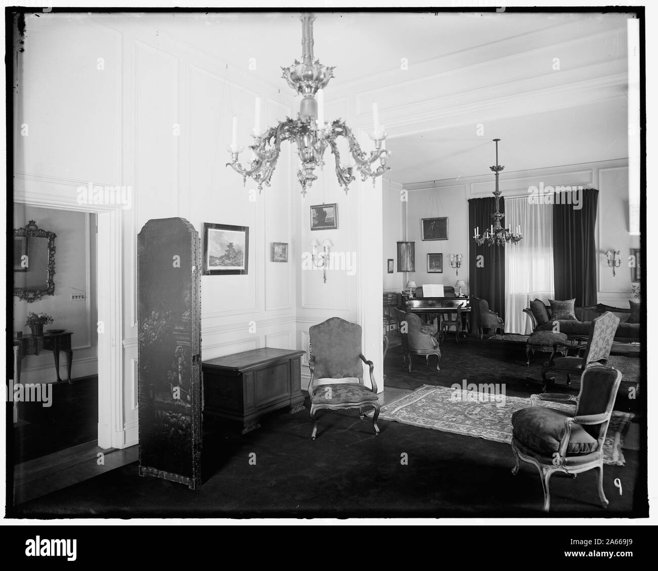 WHITNEY INTERIEUR Stockfoto