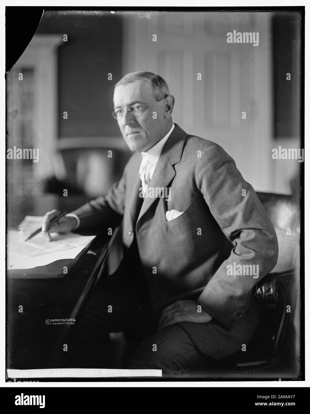 WILSON, Woodrow Stockfoto WILSON, Woodrow Stockfoto