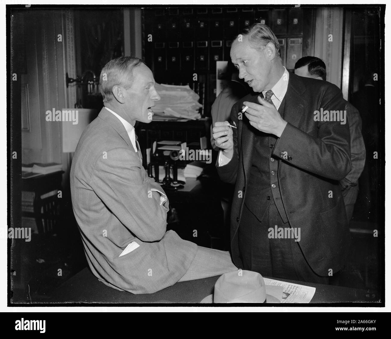 WPA-Administrator. Washington, D.C., 19. Eine neue informelle Bild von Harry Hopkins, Works Progress Administrator, 5/19/38 Stockfoto