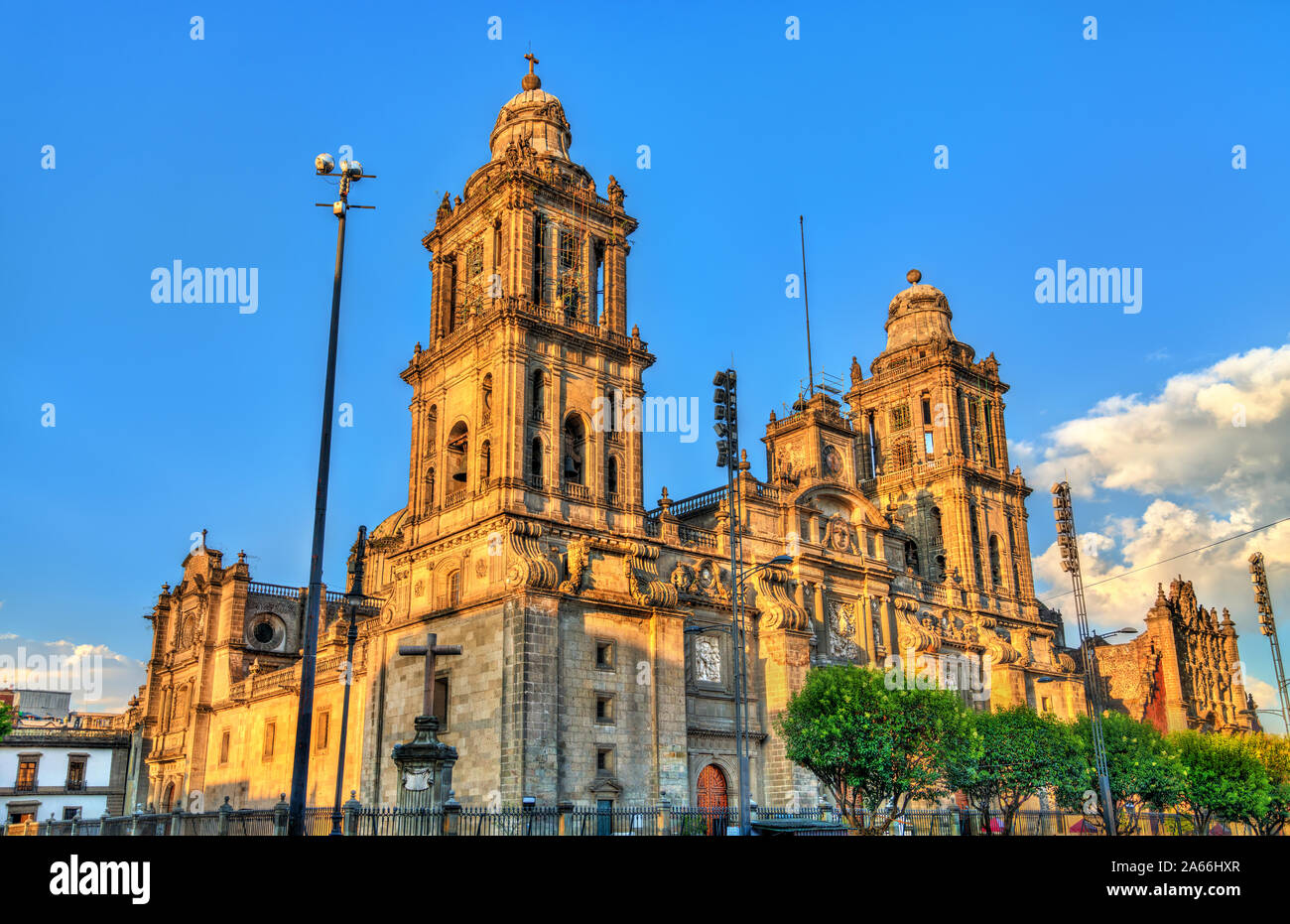 Kathedrale von Mexiko-Stadt Stockfoto