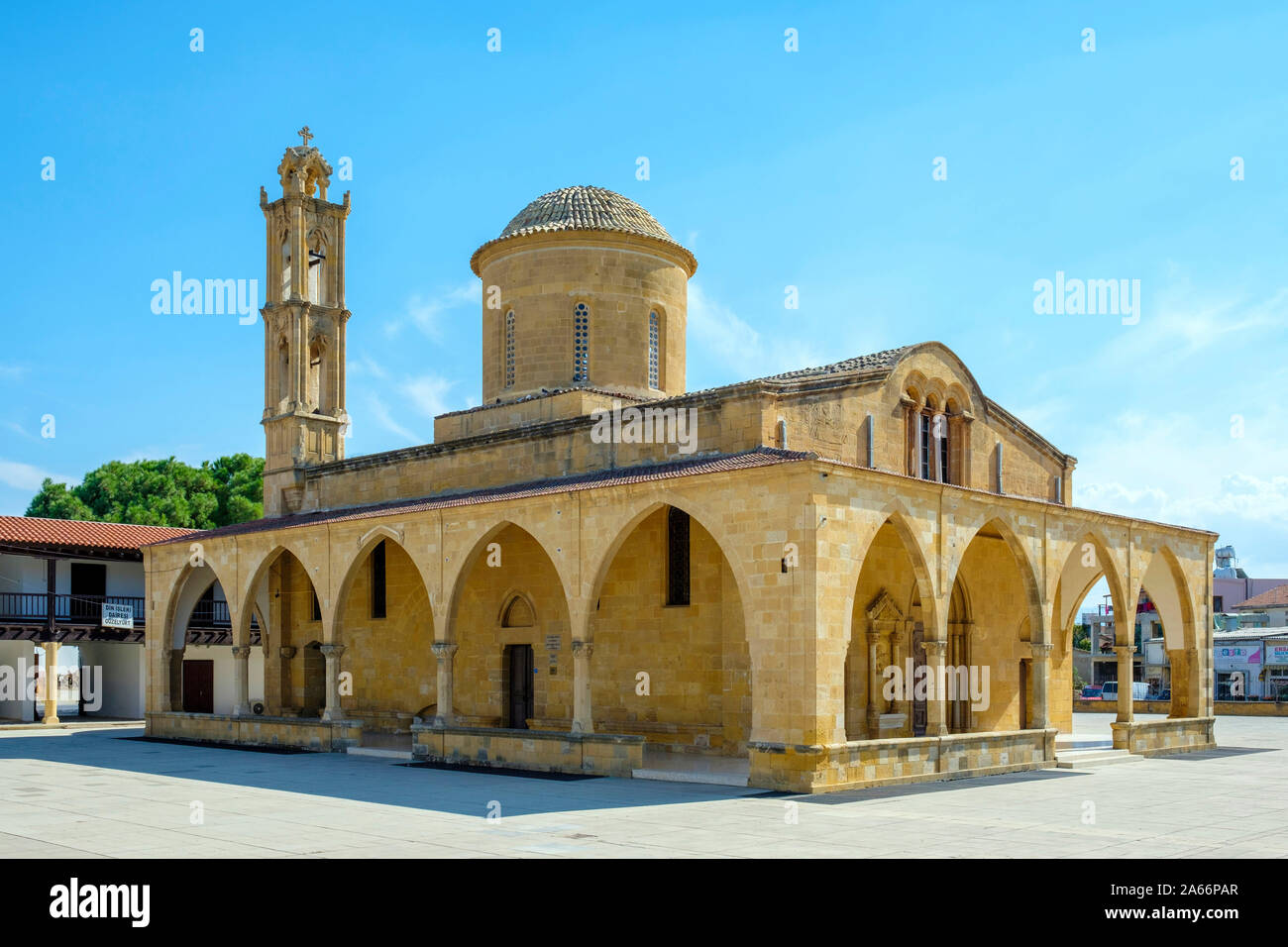 Agios Mamas Kirche in Morphou (GÃ¼zelyurt), Nicosia District (GÃ¼zelyurt Bezirk), Zypern (Nordzypern). Stockfoto
