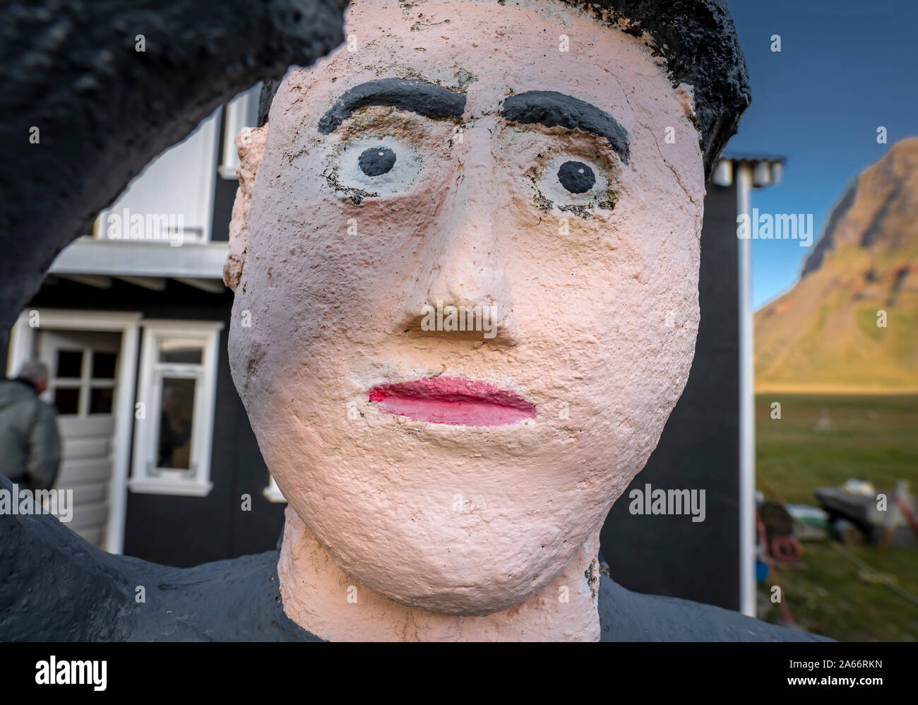 Die Samuel Jonsson Art Museum, Arnarfjordur Westfjorde, Island Stockfoto