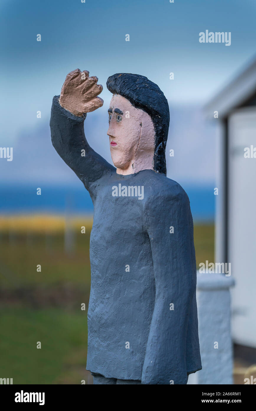 Die Samuel Jonsson Art Museum, Arnarfjordur Westfjorde, Island Stockfoto