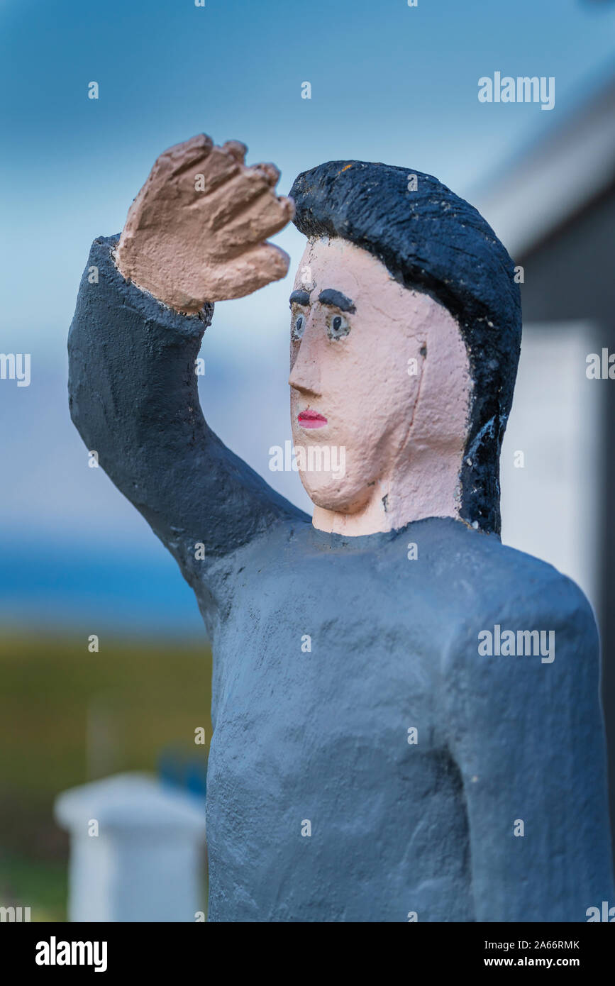 Die Samuel Jonsson Art Museum, Arnarfjordur Westfjorde, Island Stockfoto
