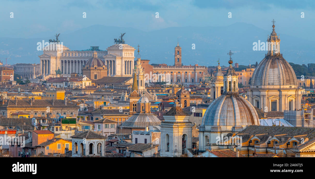 Italien, Latium, Rom, Skyline Stockfoto