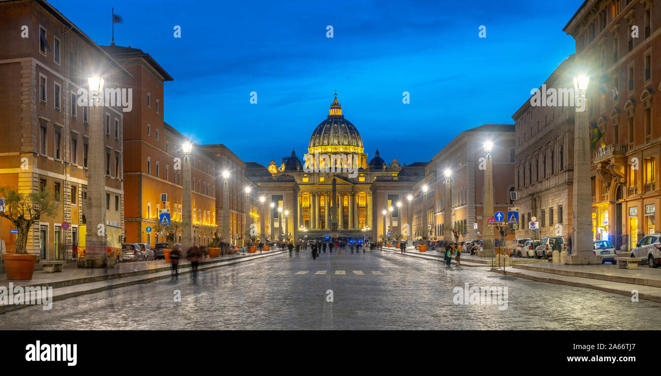 Italien, Latium, Rom, Vatikan, Petersdom Stockfoto