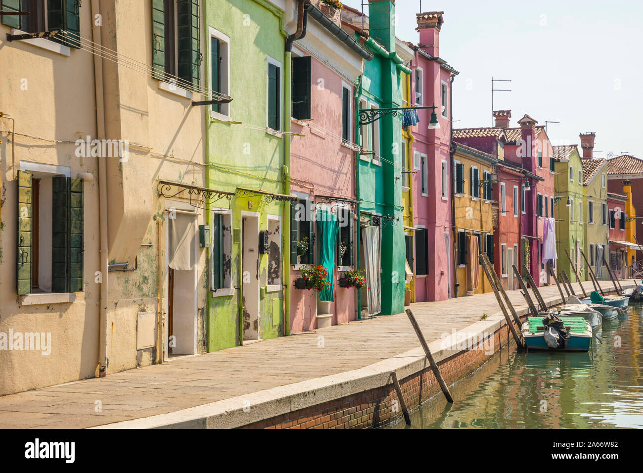 Burano, Venedig, Veneto, Italien Stockfoto
