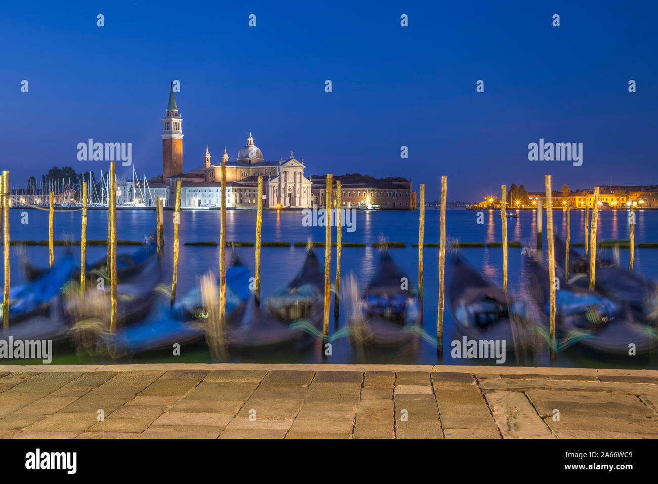 San Giorgio Maggiore, der Piazza San Marco, Venedig, Venetien, Italien Stockfoto