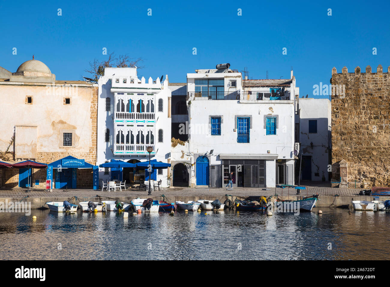 Tunesien, Bizerte, den Alten Hafen Stockfoto