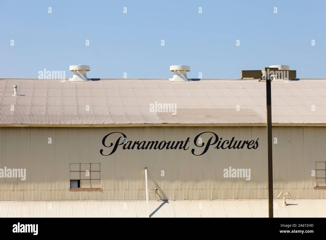 Studio Paramount Pictures, Hollywood, Los Angeles, Kalifornien, Vereinigte Staaten von Amerika. Oktober 2019 Stockfoto