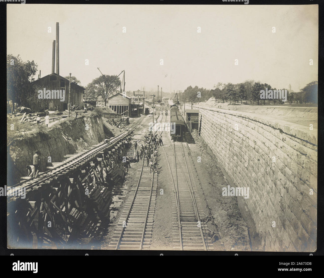 West End von Virginia Ave. tunnel Stockfoto