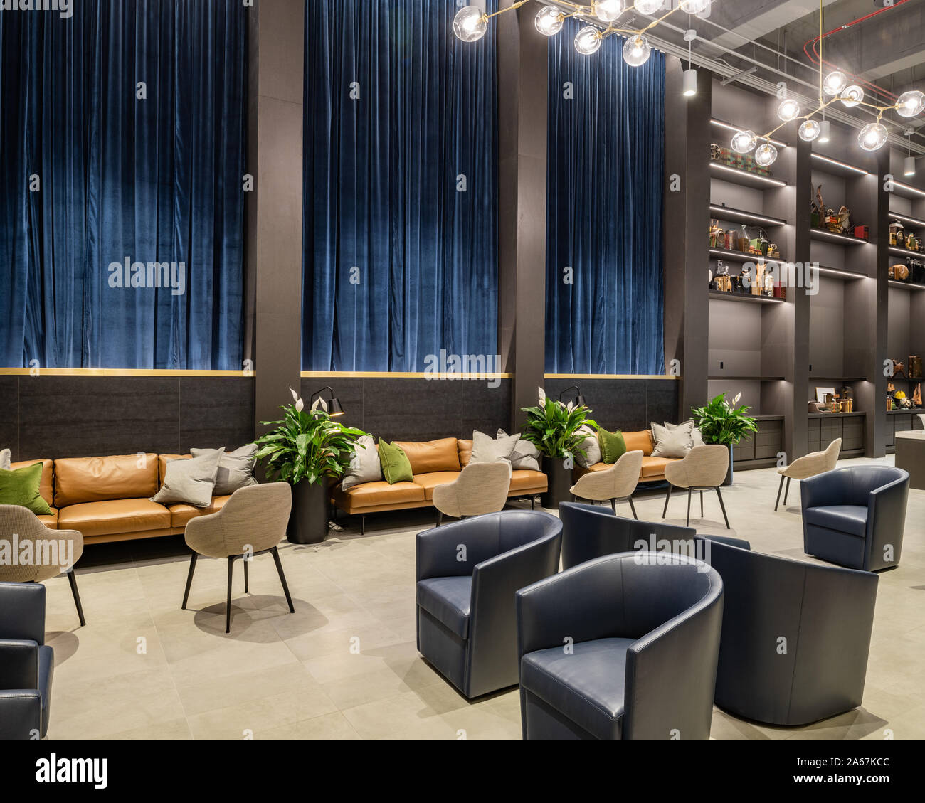 Innere der alten Hauptpost Gebäude Stockfoto