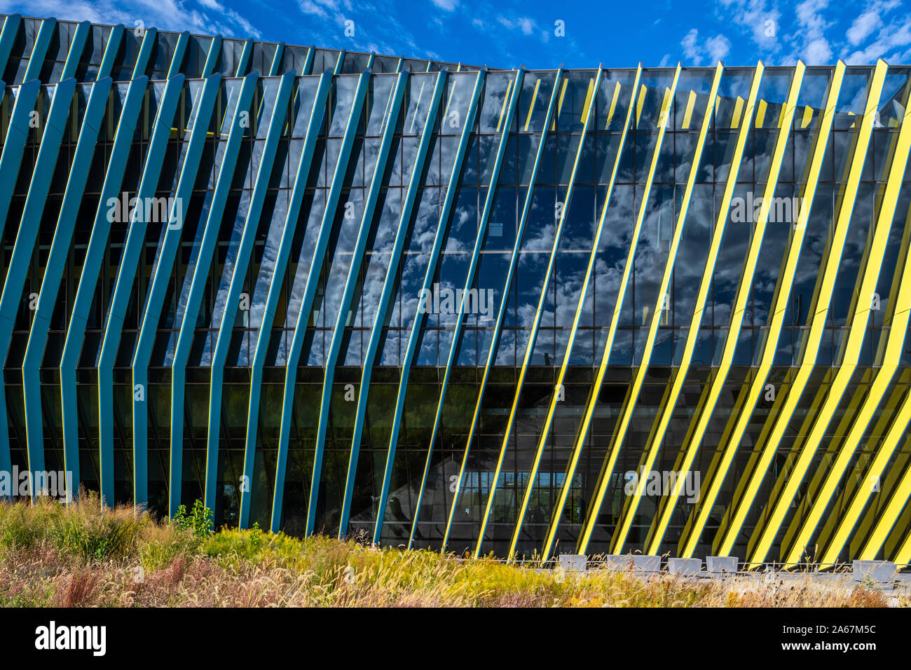 El Centro Lage im Nordosten Illinois Universität, entworfen von Jgma. Stockfoto