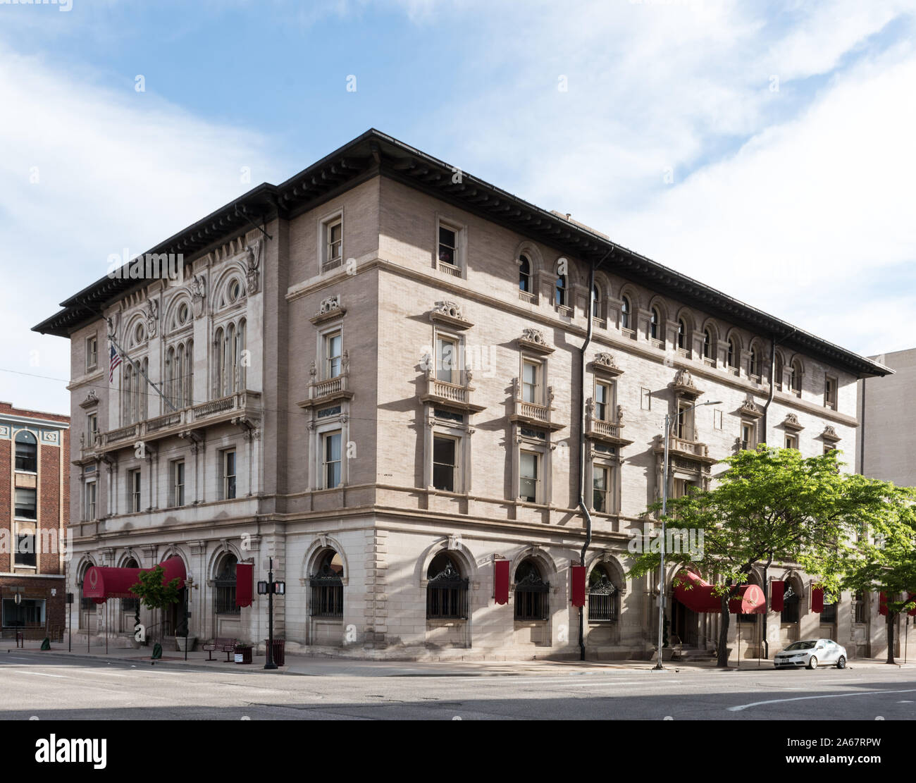 William Aiken, supervising Architect für das U.S. Treasury Department, konzipierte diese 1897 Pueblo, Colorado, Federal Building und der Post entlang der Linien von einer italienischen Renaissance Palazzo Stockfoto