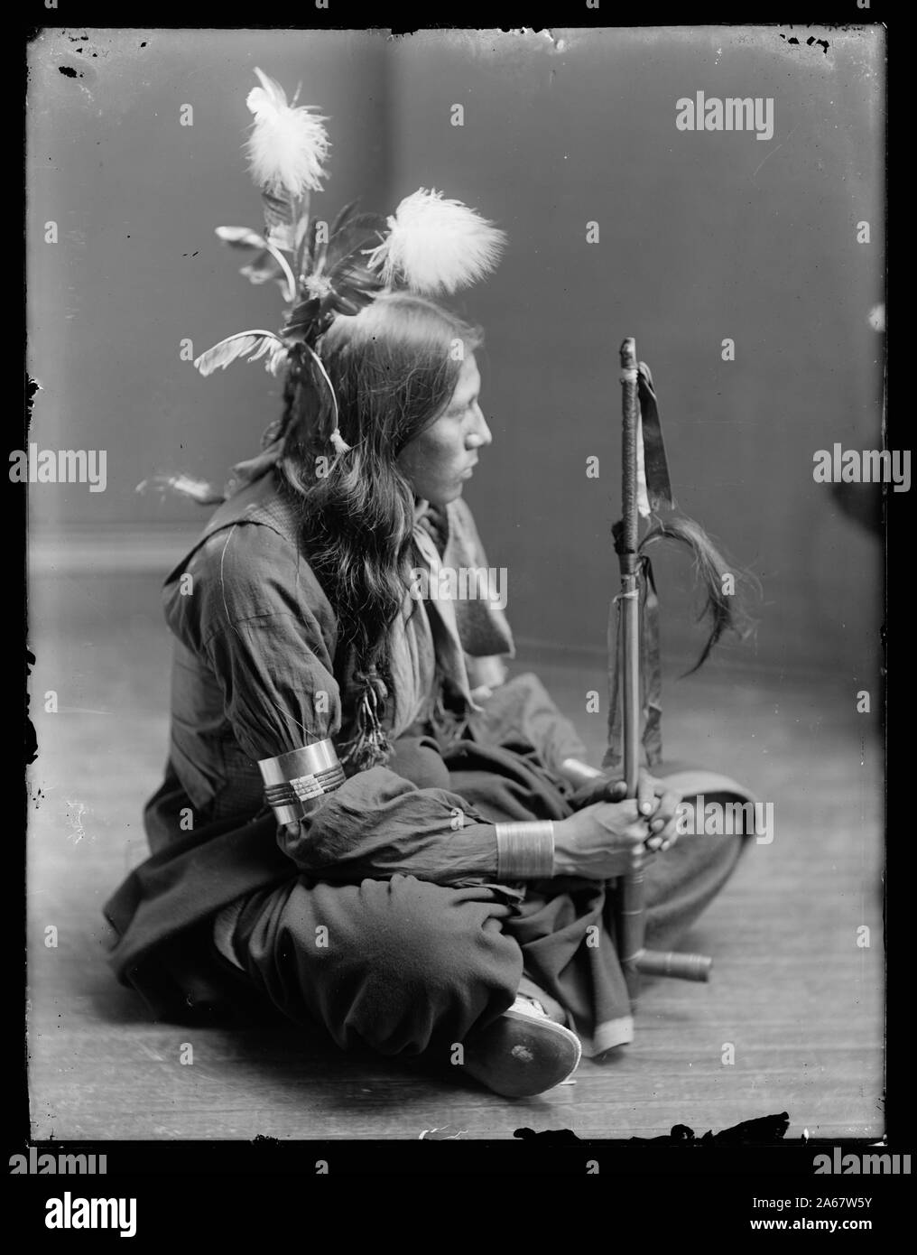 William Frosch, Sioux Indianische Stockfoto