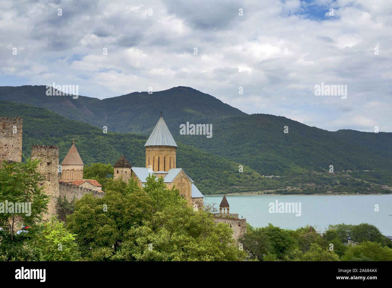 Georgien, Kaukasus: ananuri Schloss Stockfoto