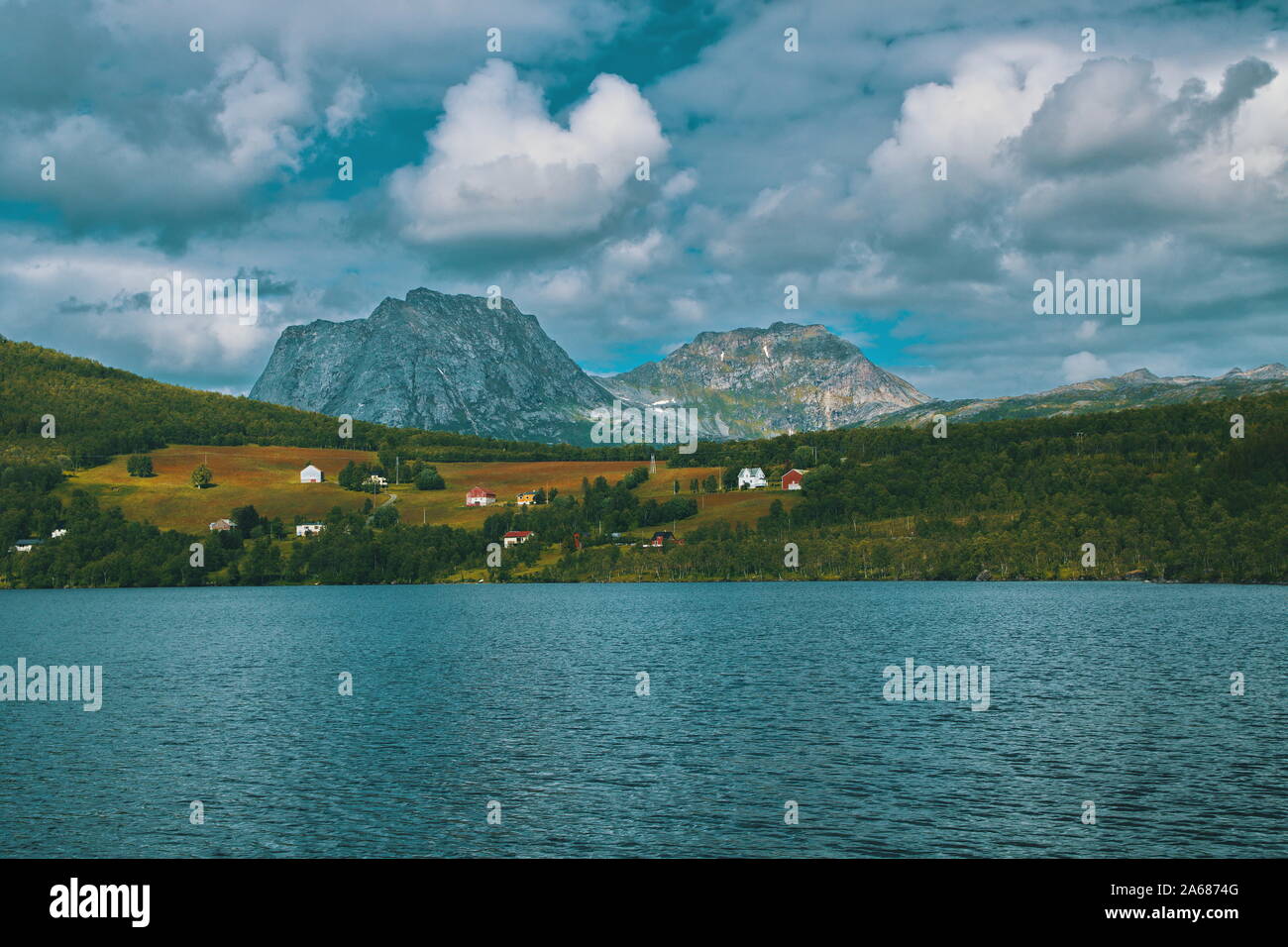 Senja, Lofoten, Norwegen Stockfoto