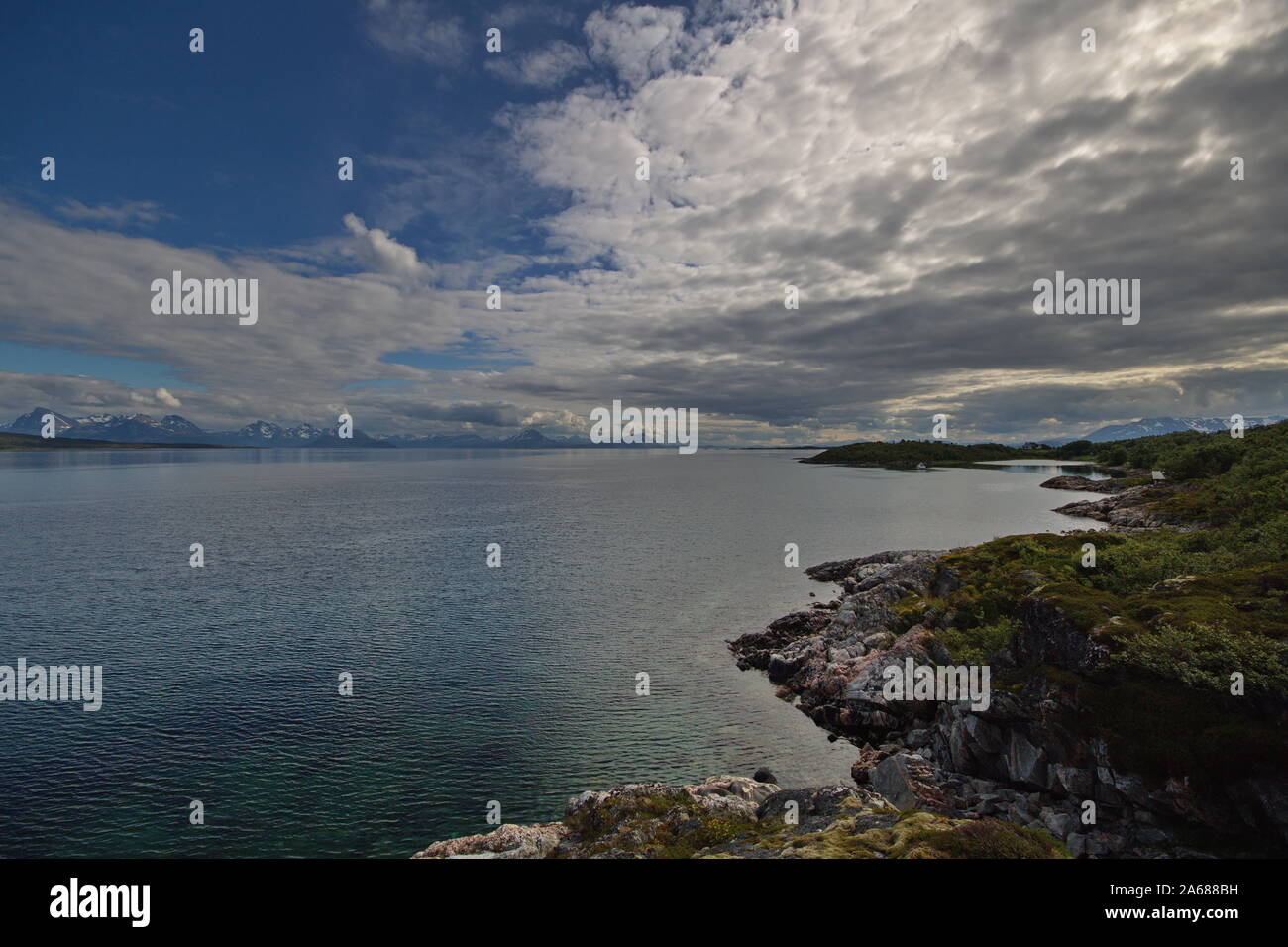 Senja, Lofoten, Norwegen Stockfoto