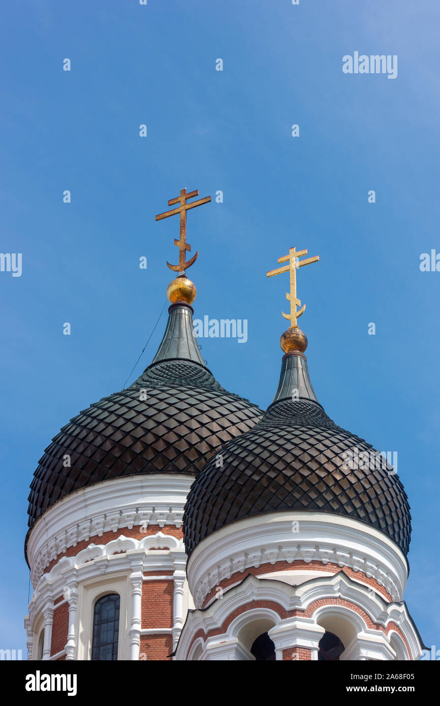 Alexander-Newski-Kathedrale in Tallinn, Estland Stockfoto