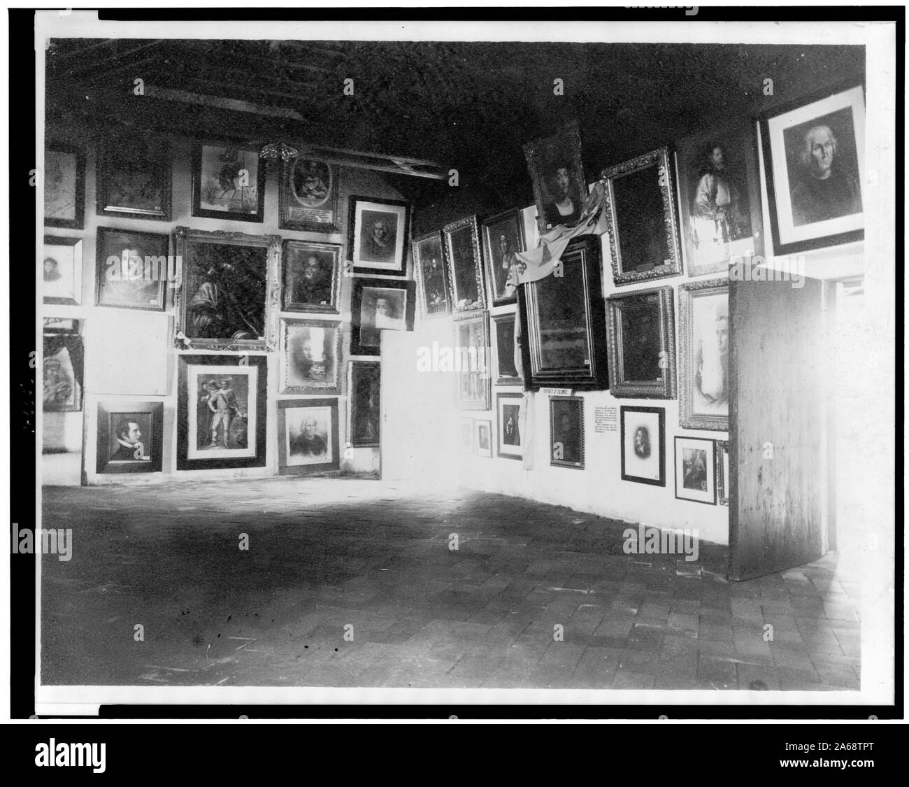 Kunstwerke an der Wand, in Columbus, bei World's Columbian Exposition, Chicago, Illinois Stockfoto