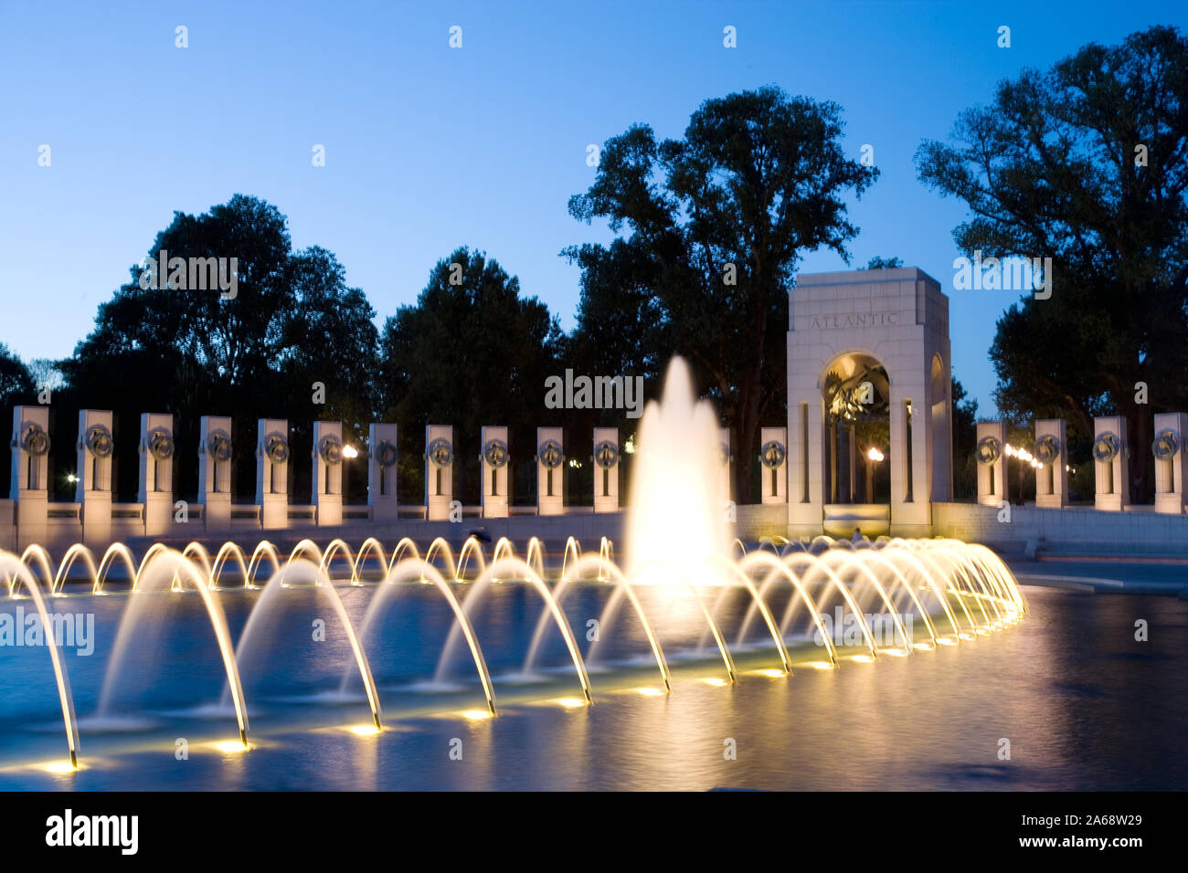 2. Weltkrieg Memorial, Washington D.C Stockfoto