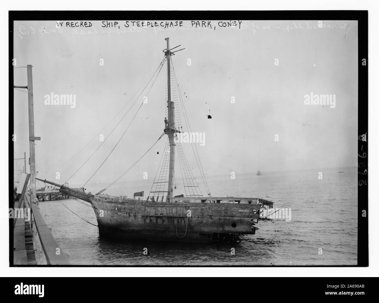 Schiffswrack, Steeplechase Park, Coney Island Stockfoto