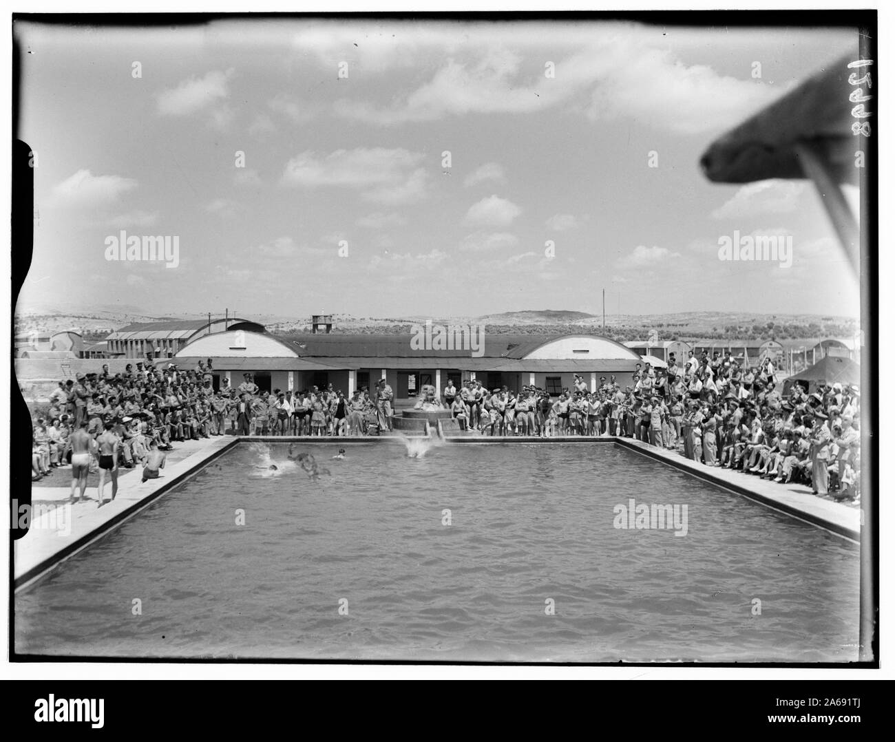 Y.M.C.A. Feier im Beit Nabala am 21.Mai '44 Stockfoto