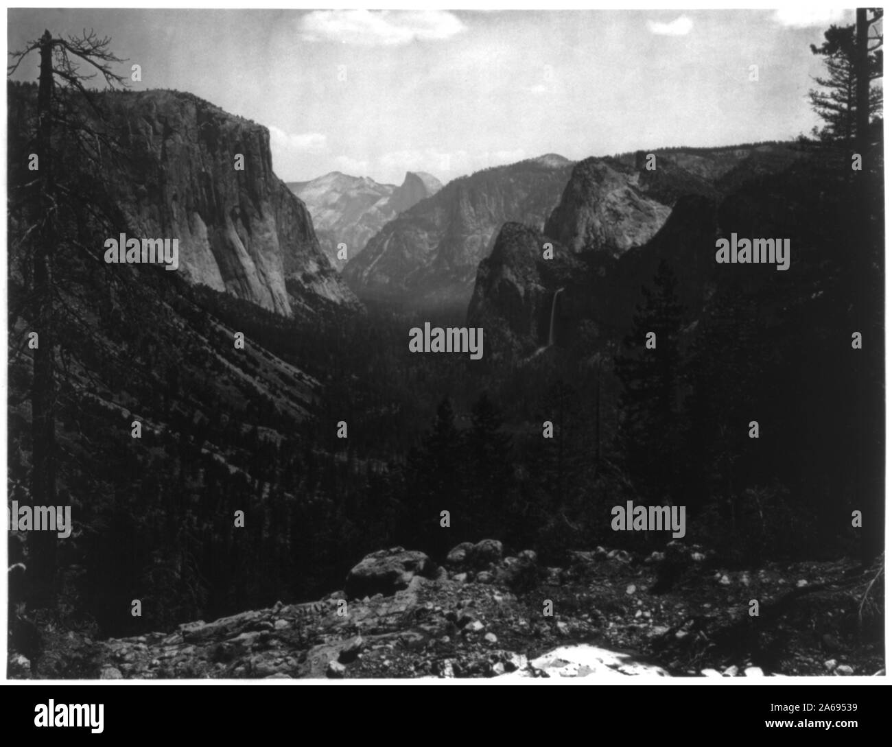 Yosemite Valley Eingang. Stockfoto