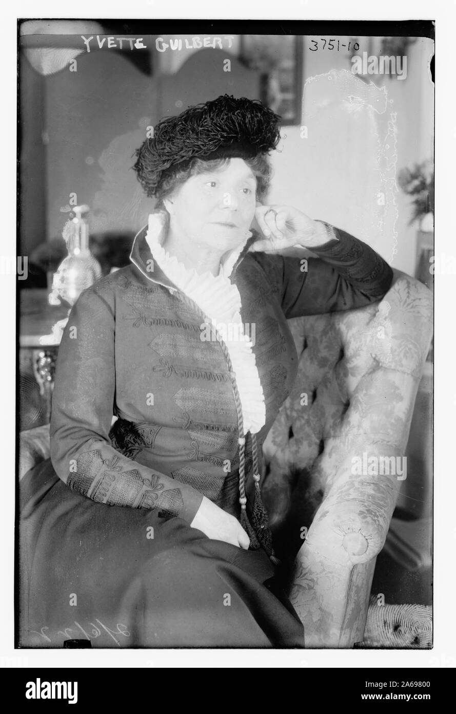 Yvette Guilbert Stockfoto