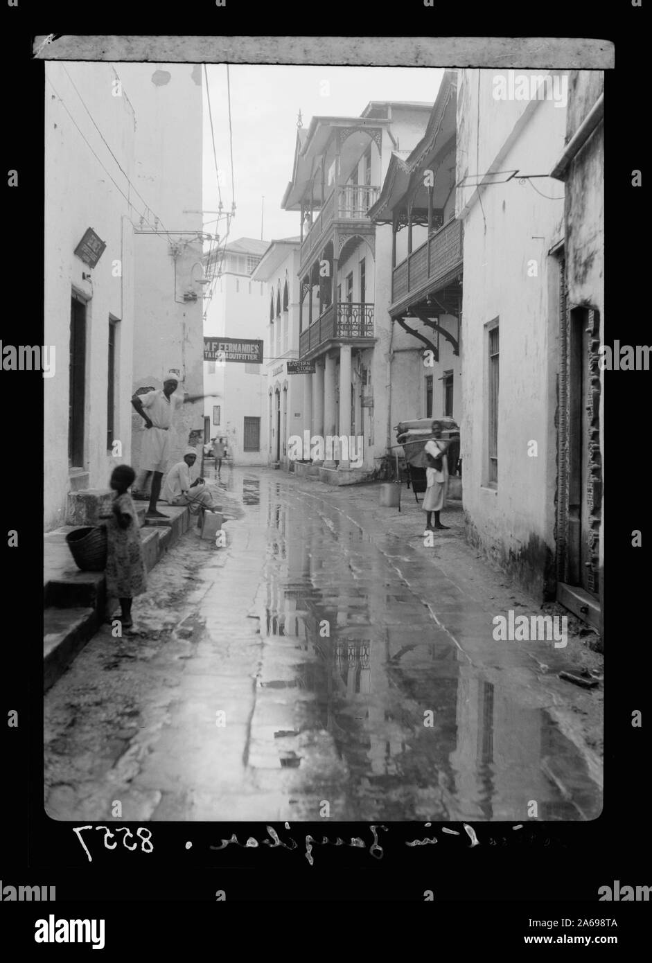 Sansibar. Eine street scene Stockfoto