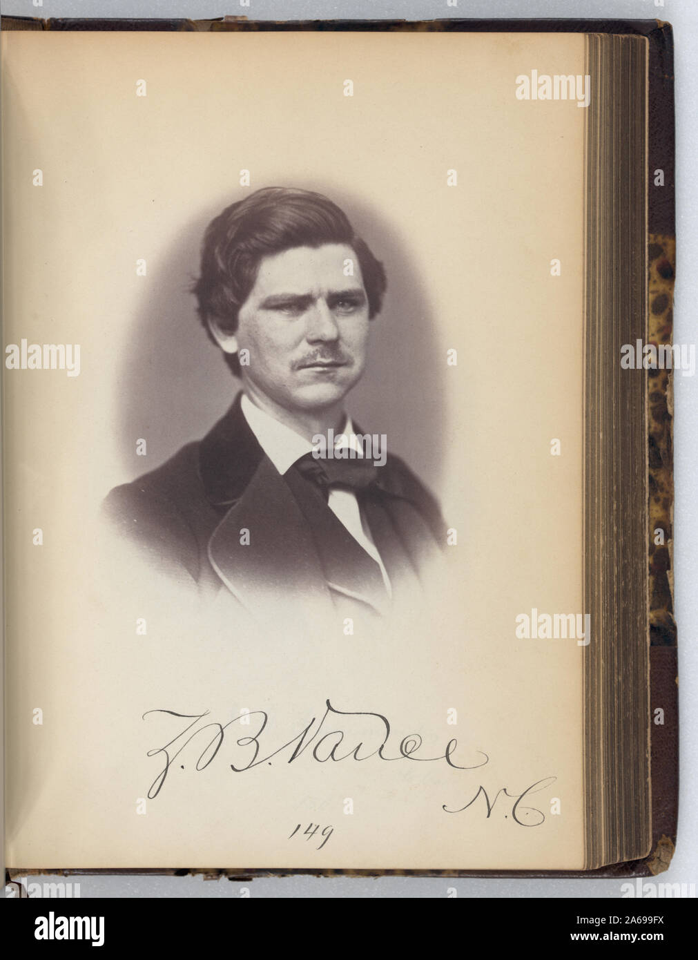 Zebulon B. Vance, Vertreter von Nord-carolina, Dreißig-fünften Kongress, Brustbild Stockfoto
