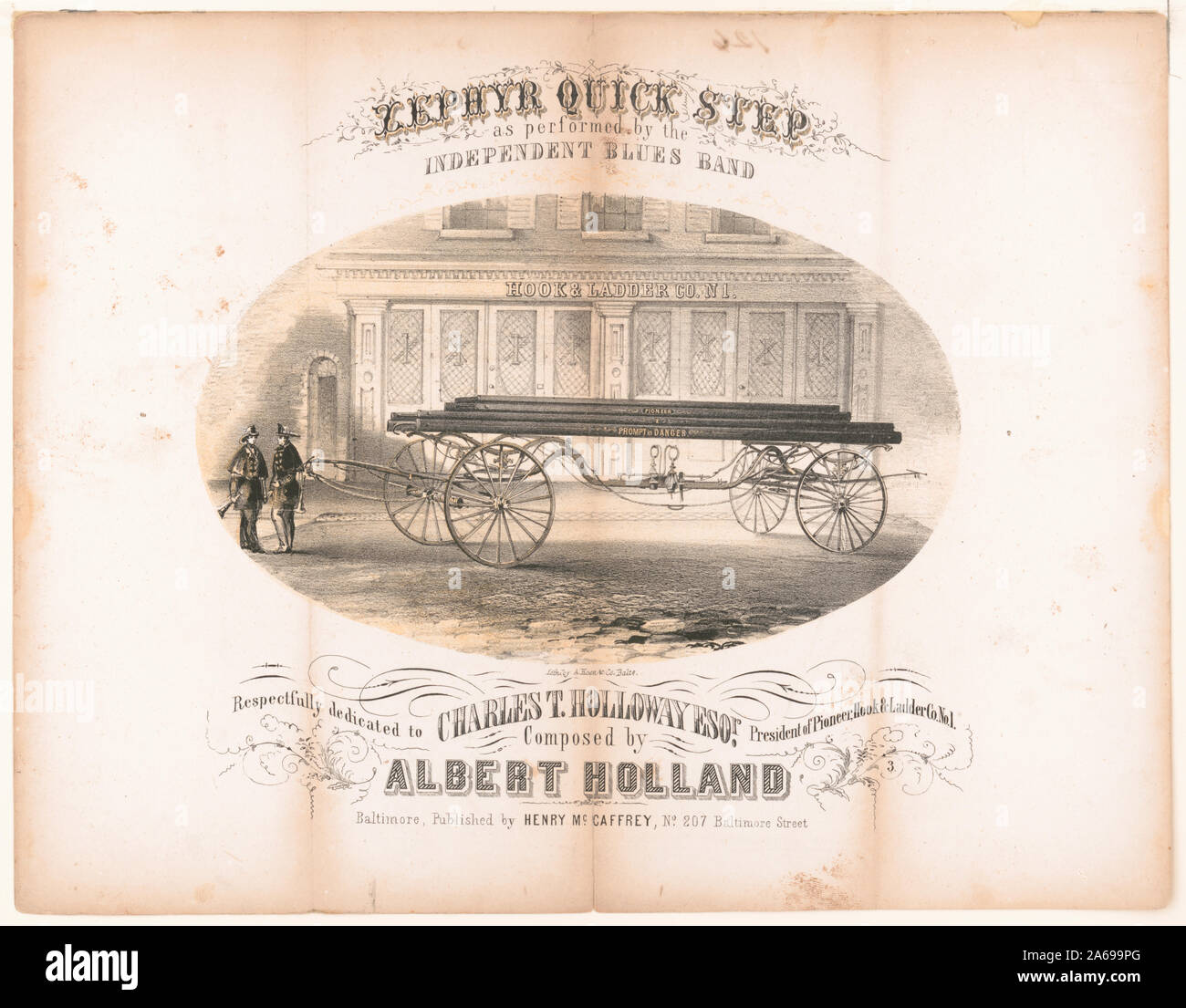 Zephyr Quick Step, wie von der unabhängigen Blues Band durchgeführt Stockfoto