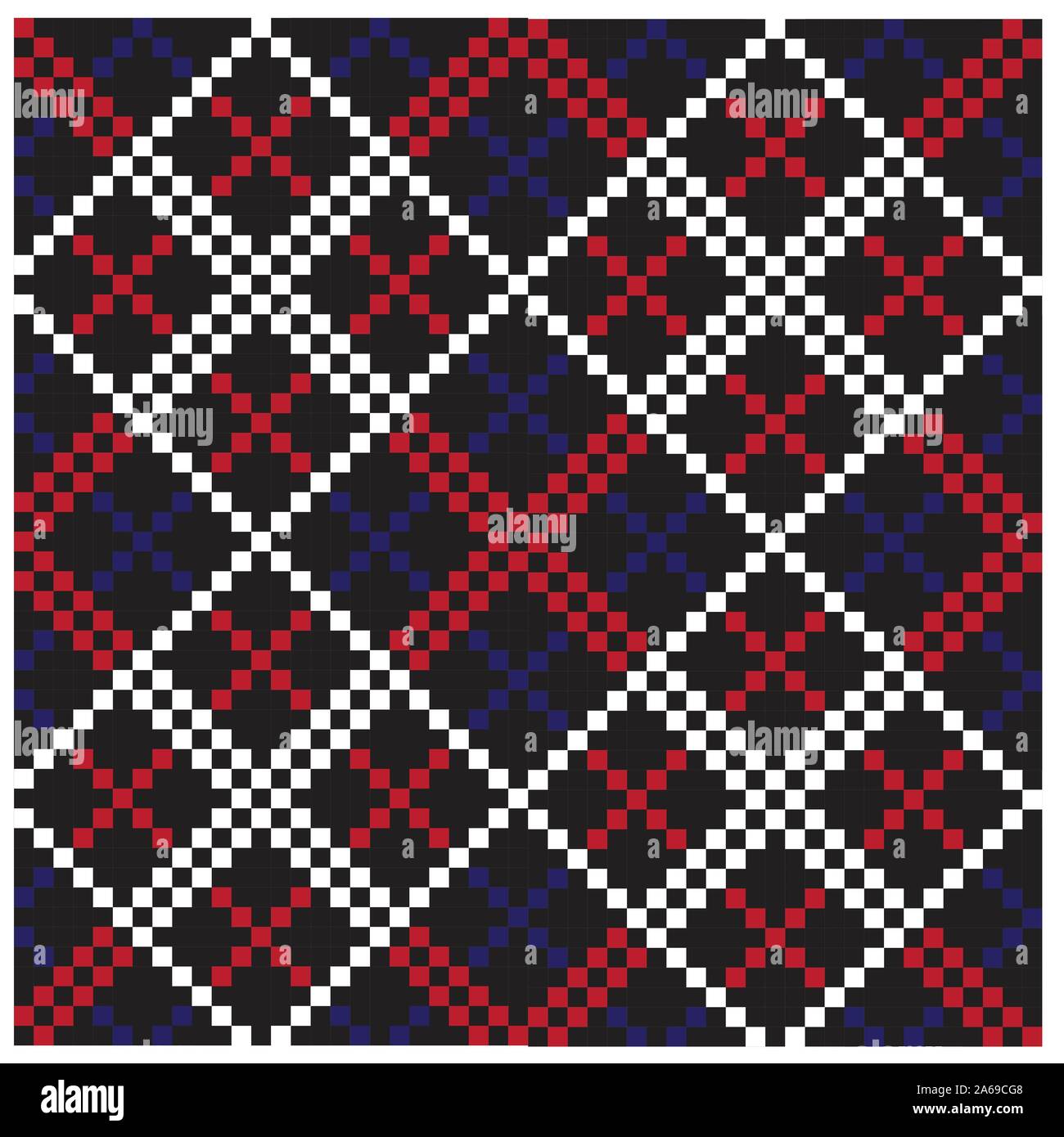 Farbenfrohe, moderne Argyle nahtlose Muster in Vektor - Dies ist ein klassisches Argyle, rautenförmigen Muster geeignet für Website Ressourcen, Grafiken, Drucken Stockfoto