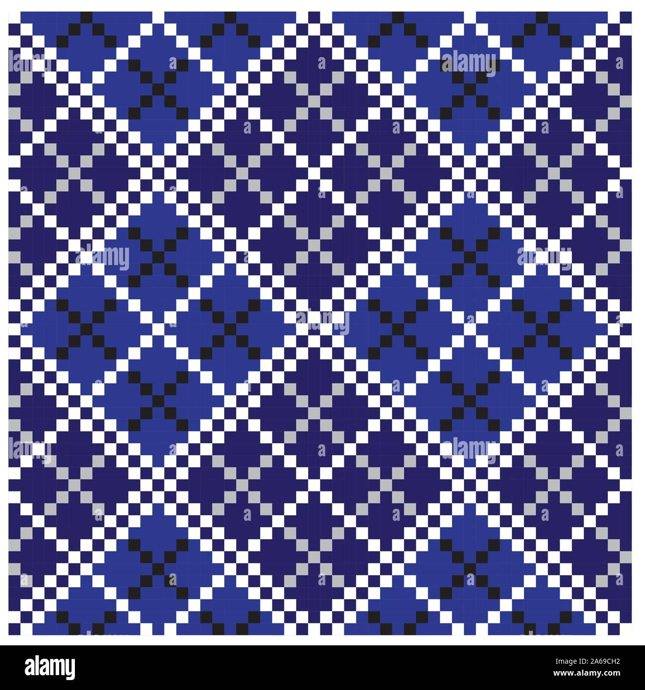 Farbenfrohe, moderne Argyle nahtlose Muster in Vektor - Dies ist ein klassisches Argyle, rautenförmigen Muster geeignet für Website Ressourcen, Grafiken, Drucken Stockfoto