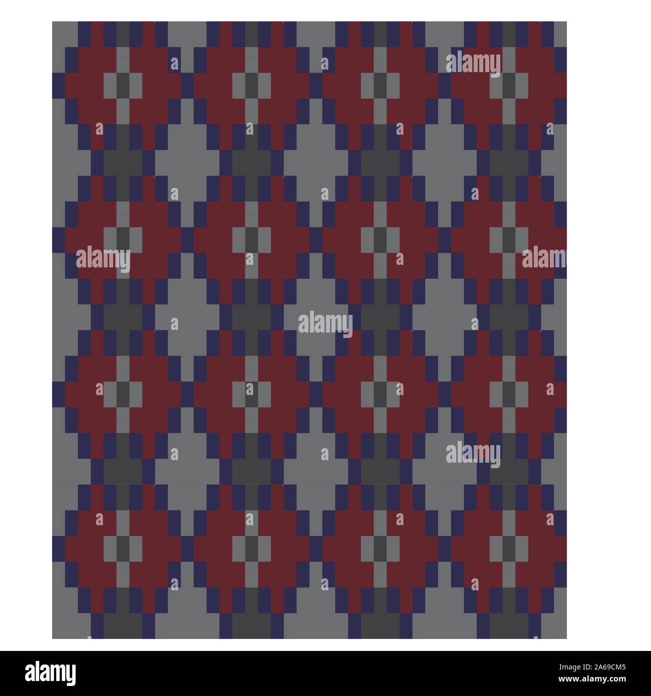 Farbenfrohe, moderne Argyle nahtlose Muster in Vektor - Dies ist ein klassisches Argyle, rautenförmigen Muster geeignet für Website Ressourcen, Grafiken, Drucken Stockfoto