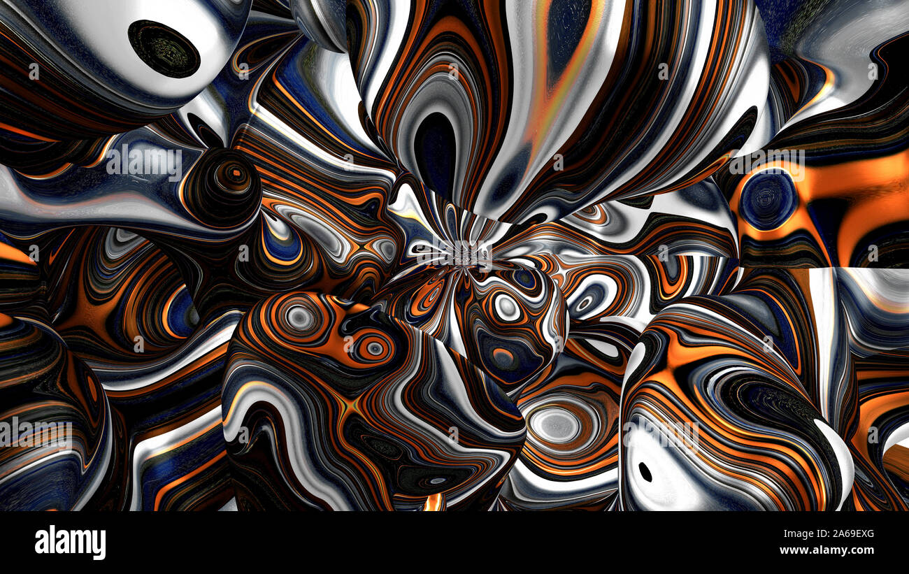 Helle saftige Abstraktion Hintergrund 3d-Abbildung 3D-Rendering Stockfoto