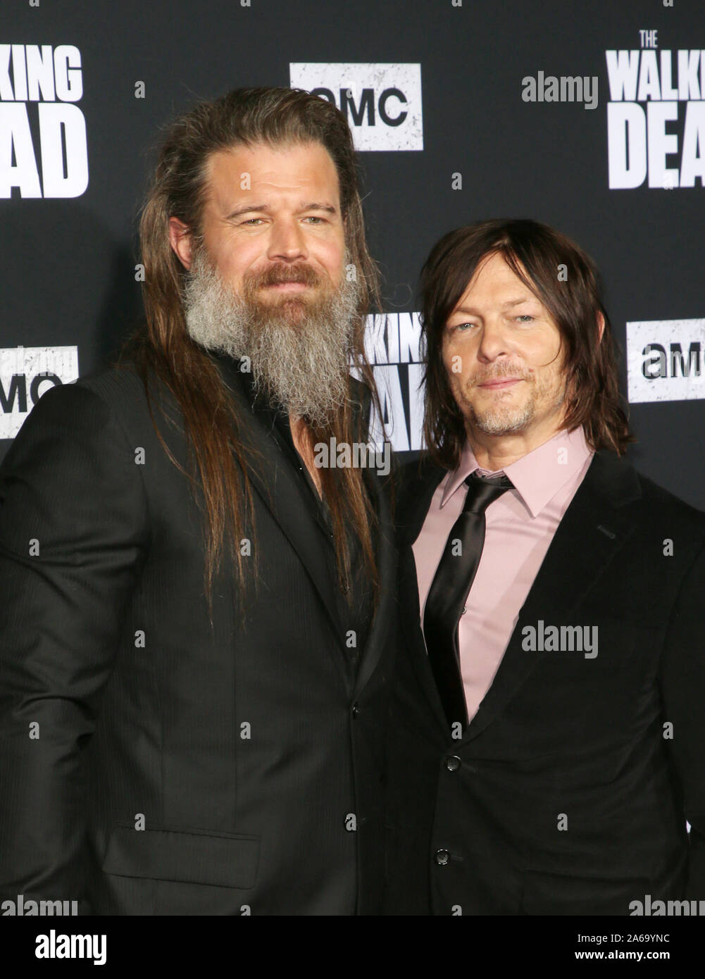 The Walking Dead Premiere und Party mit: Ryan Hurst, Norman Reedus Wo: Hollywood, California, United States Wenn: 24 Sep 2019 Credit: FayesVision/WENN.com Stockfoto