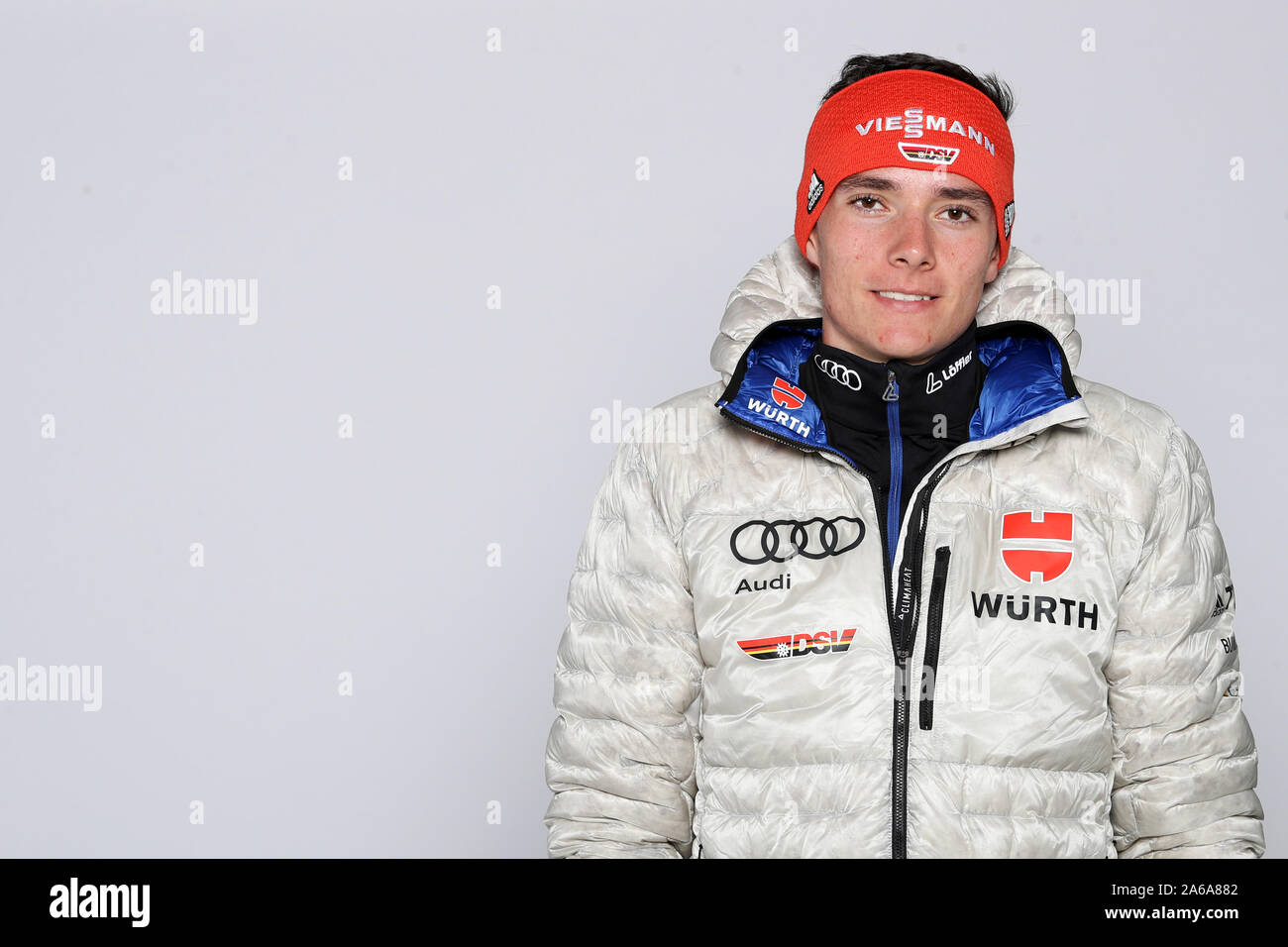 Laupheim, Deutschland. 16 Okt, 2019. Philipp LIPOWITZ, single Bild, Single Cut Motiv, Porträt, Porträt, Porträt, DSV, Deutscher Skiverband, Presse Spielzeit 2019/2020, am 17.10.2019. | Verwendung der weltweiten Kredit: dpa/Alamy leben Nachrichten Stockfoto