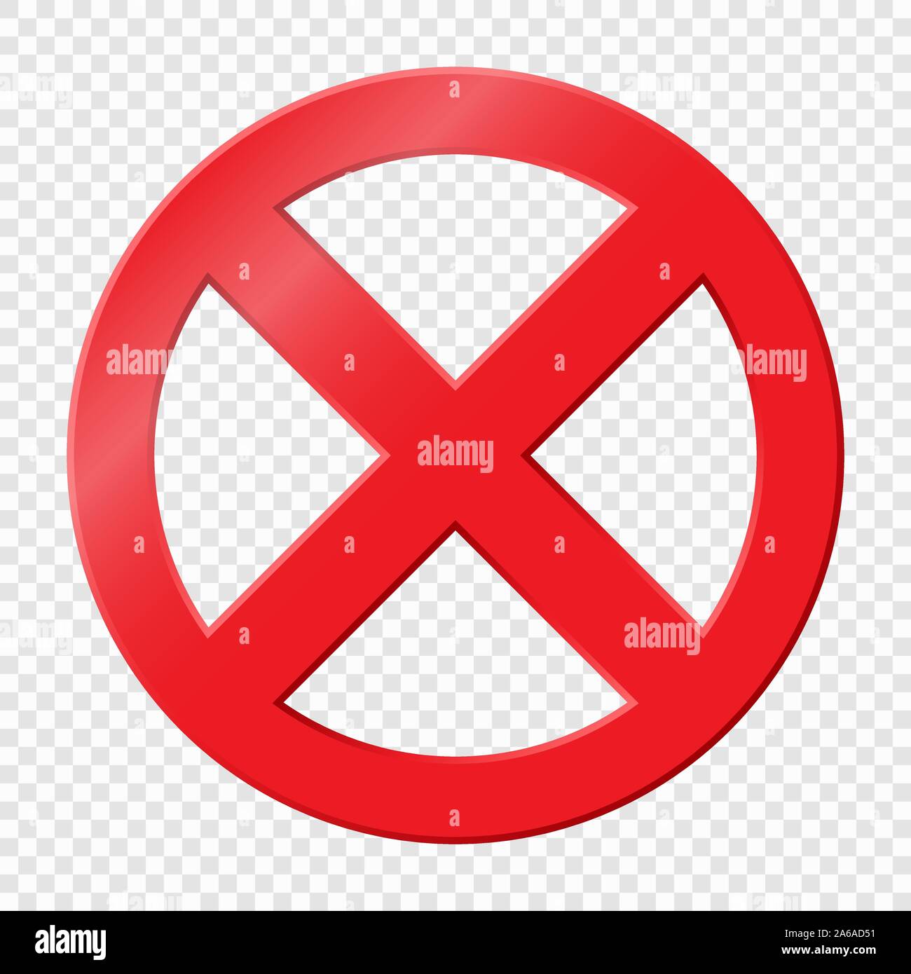 Verbot unterzeichnen. Das Symbol mit dem rot durchgestrichenen Kreis ...