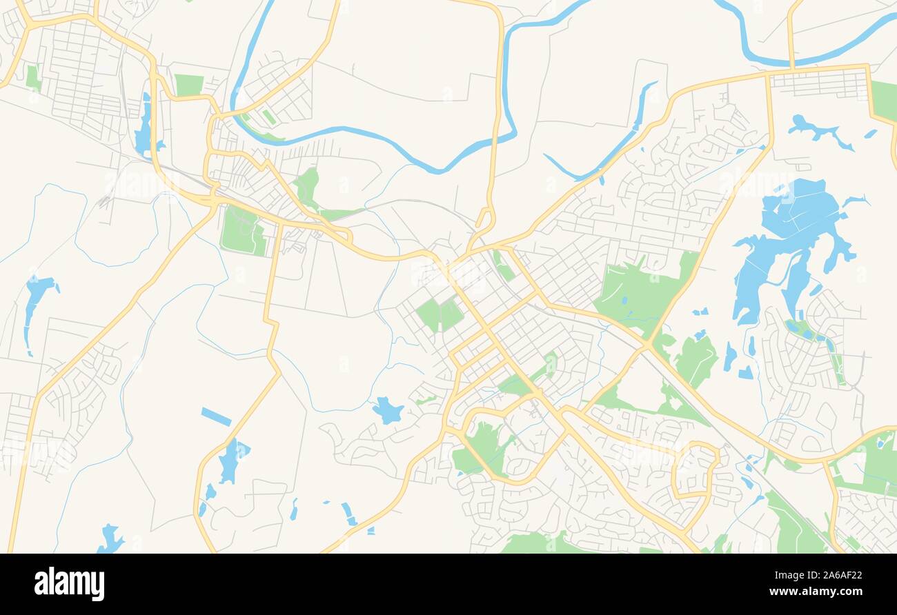Druckbarer Stadtplan Newcastle-Maitland, Staat New South Wales, Australien. Karte Vorlage für die geschäftliche Nutzung. Stock Vektor