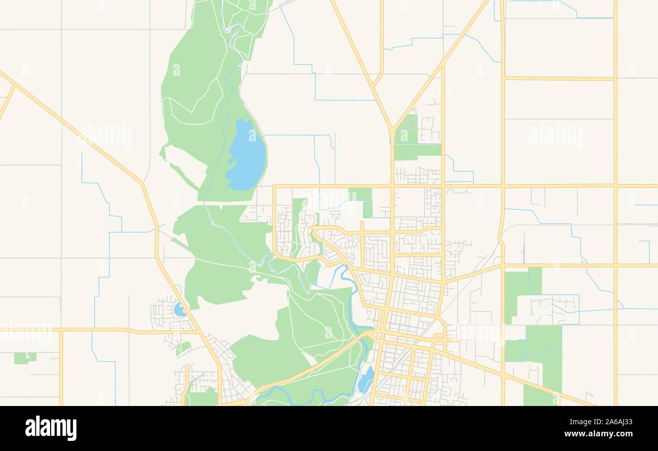 Druckbarer Stadtplan Shepparton-Mooroopna, Australien. Karte Vorlage für die geschäftliche Nutzung. Stock Vektor