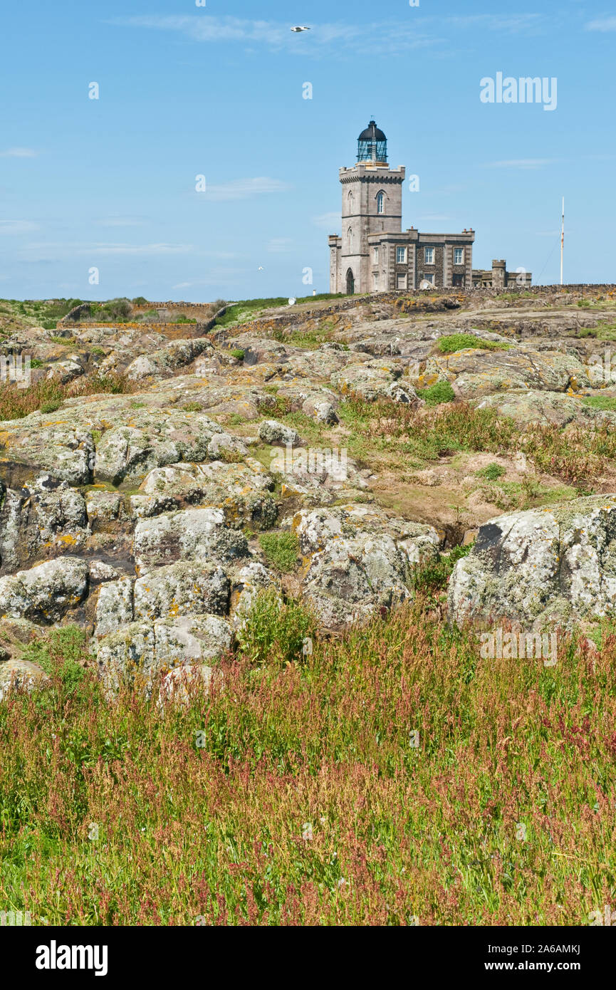 Robert Stevensons Leuchtturm. Insel, Schottland Stockfoto