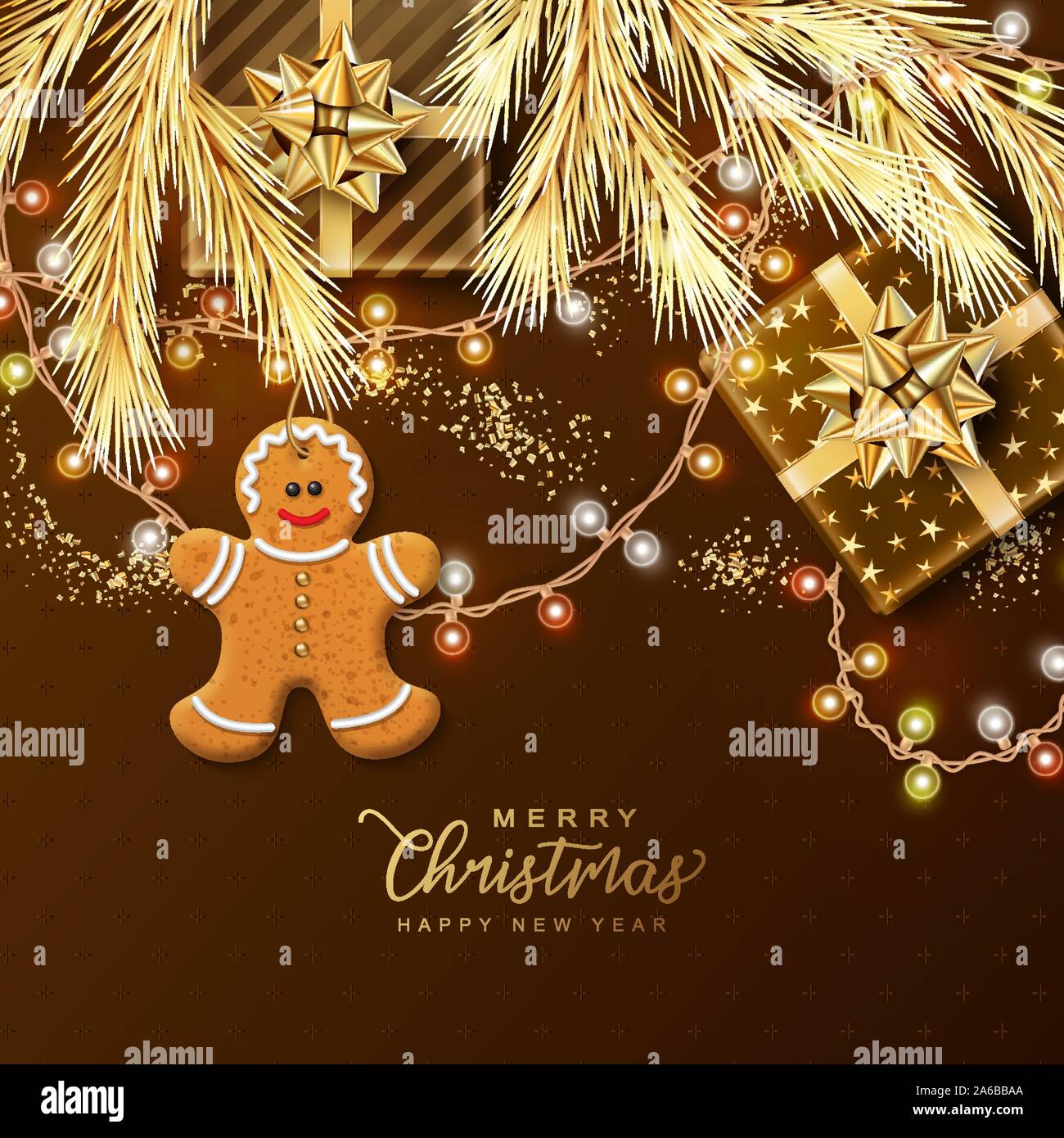 Frohe Weihnachten Hintergrund Stock Vektor