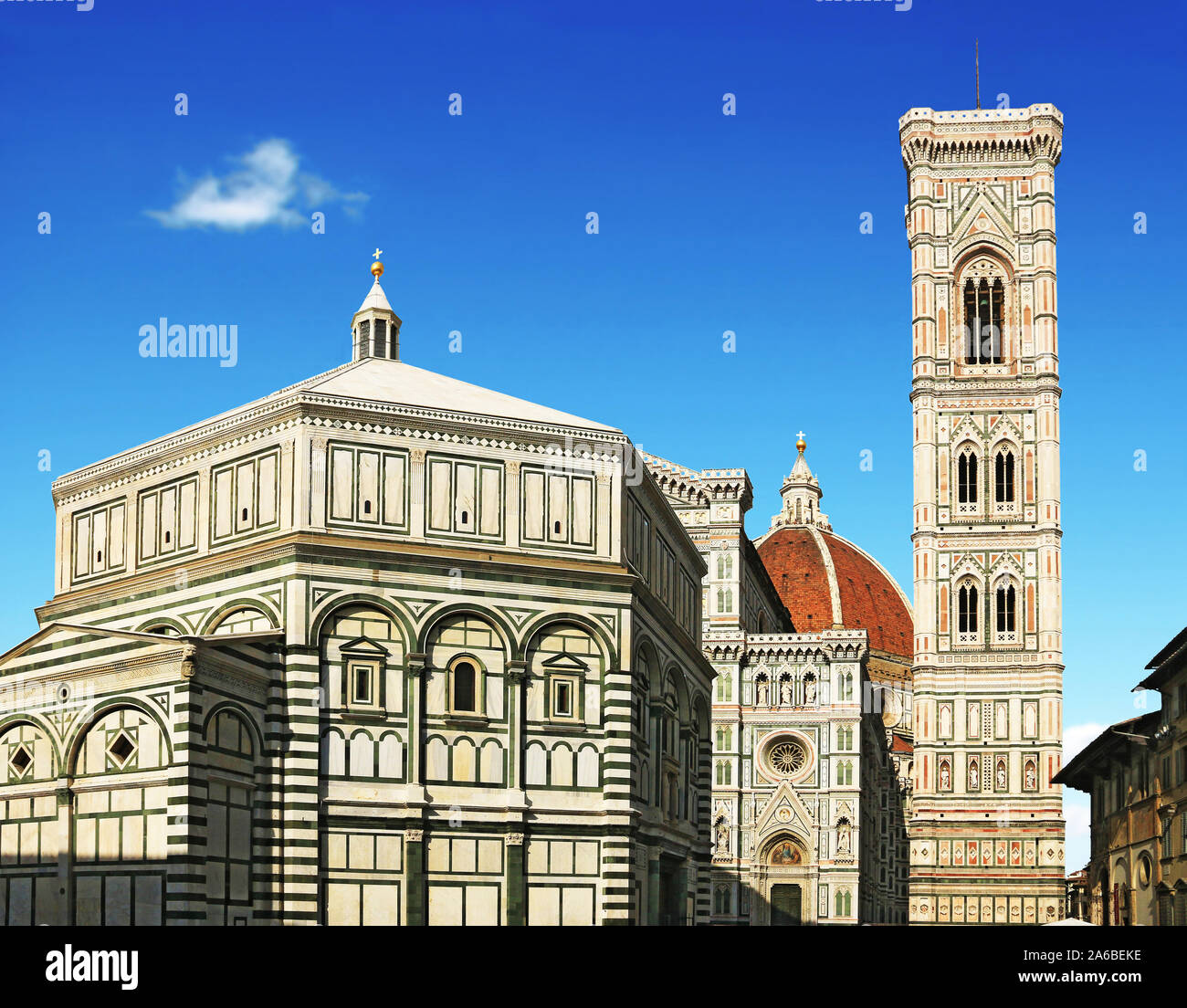 Die Kathedrale Santa Maria del Fiore in Florenz, dem Duomo. Stockfoto