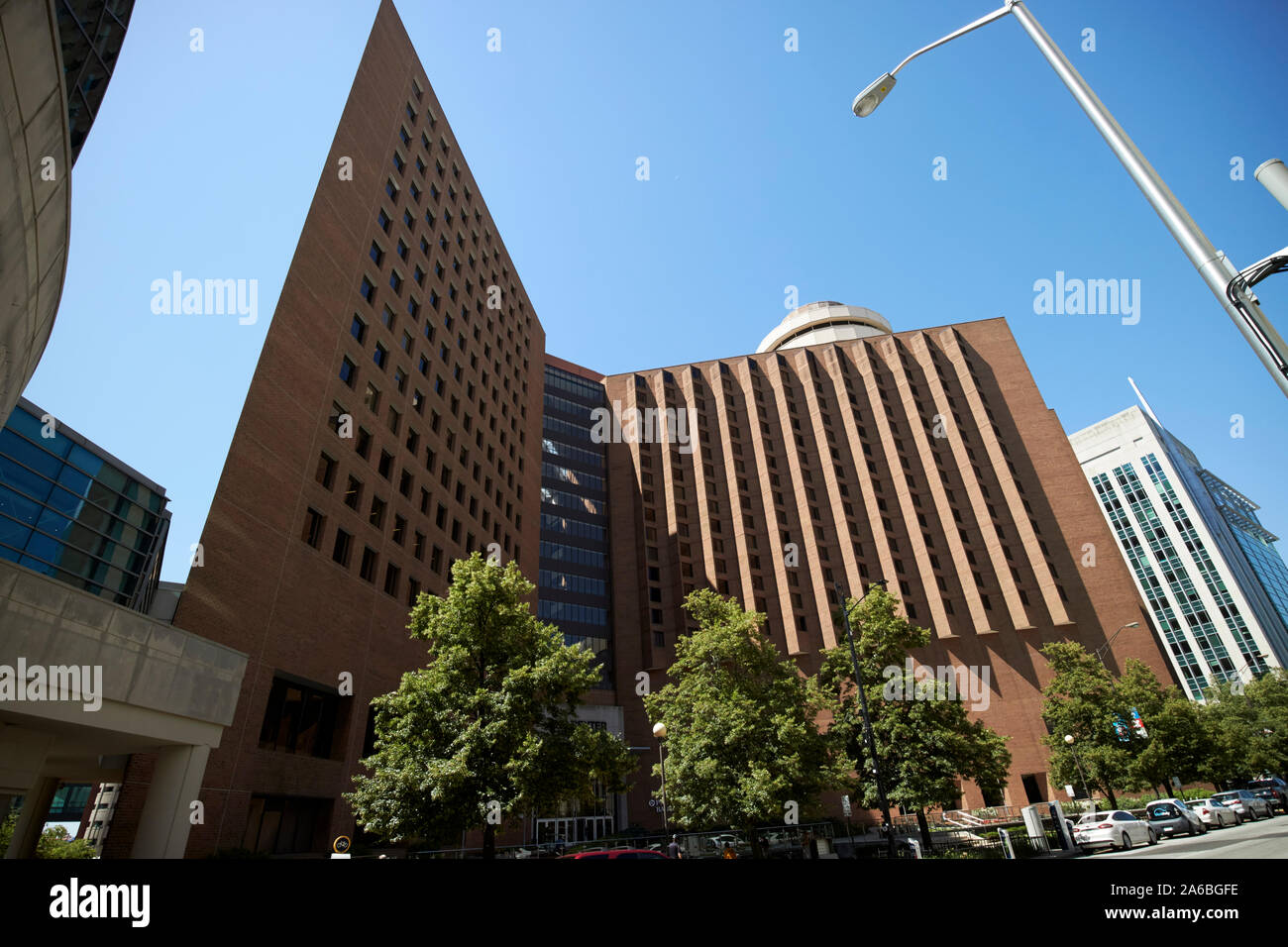 Pnc-Center und Hyatt Regency Gebäude Indianapolis Indiana USA Stockfoto