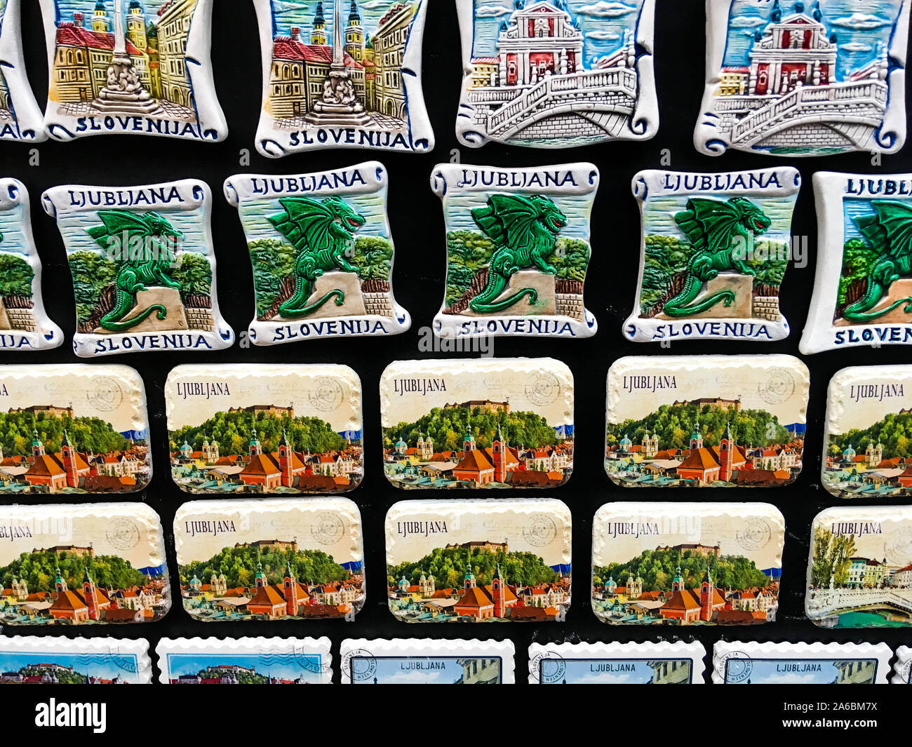 Souvenir Magnet Rovinj Kroatien | 9x6 Cm Acryl | Kühlschrankmagnet Istrien Urlaubserinnerung