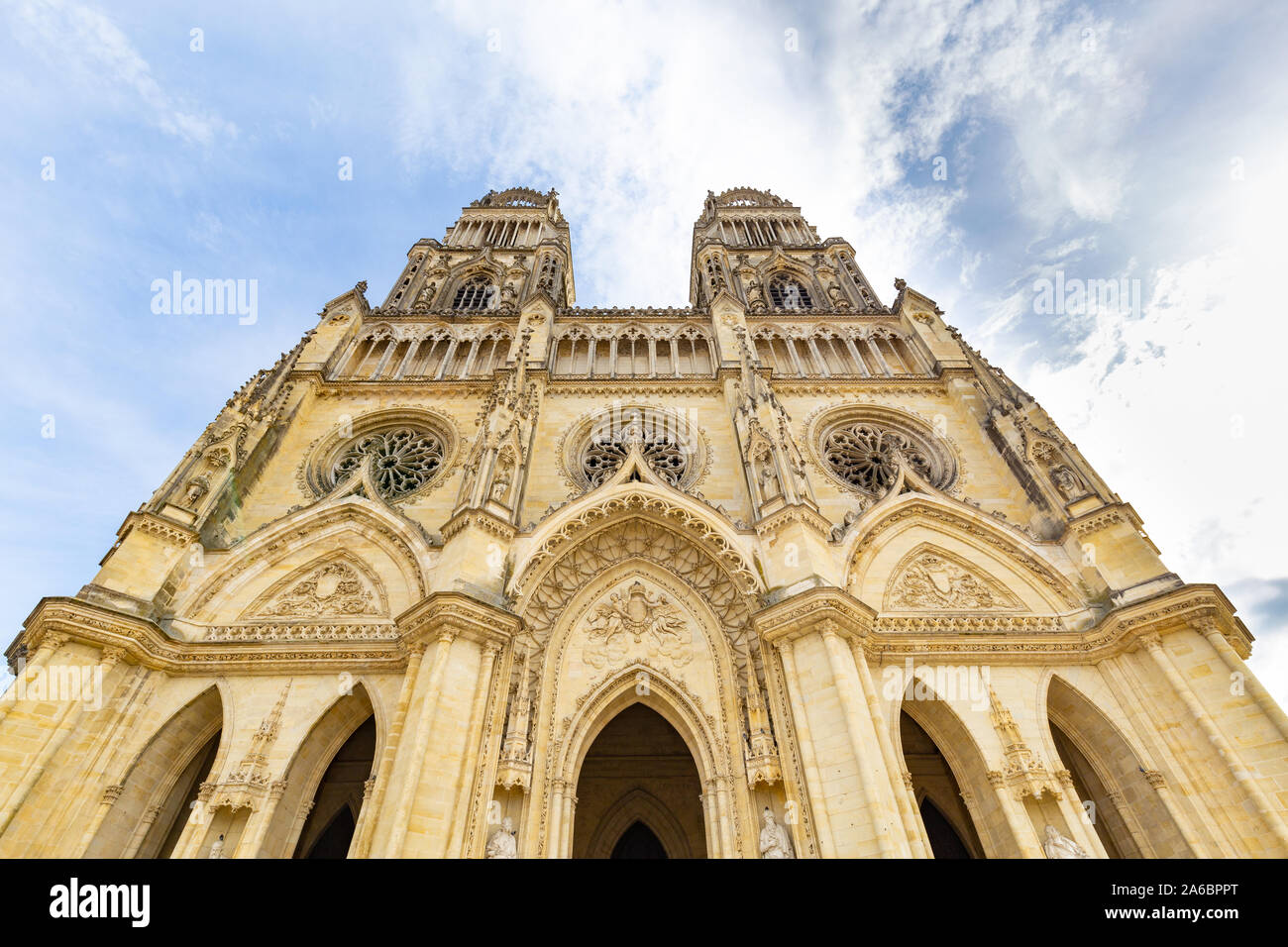 Royal Kathedrale des Heiligen Kreuzes in Orleans in Frankreich Stockfoto