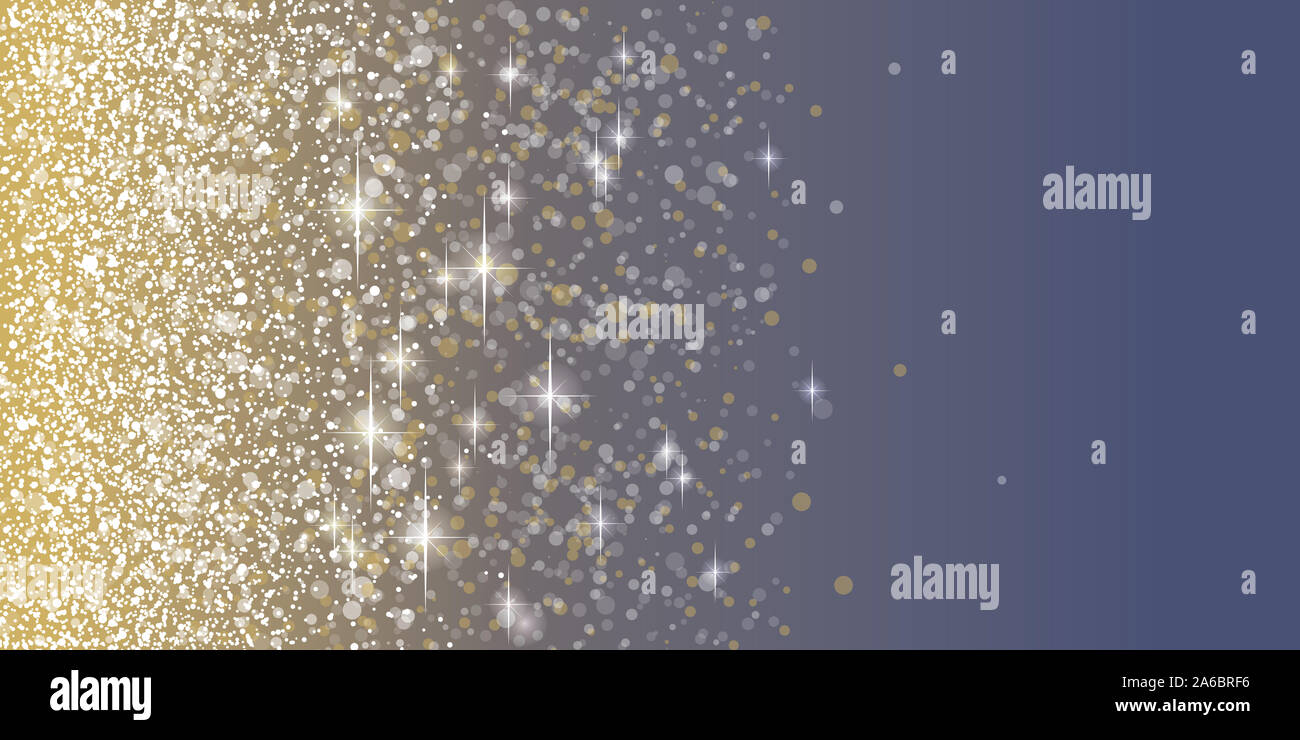 Purpur und Gold und Glitzer Hintergrund große Banner element Stockfoto