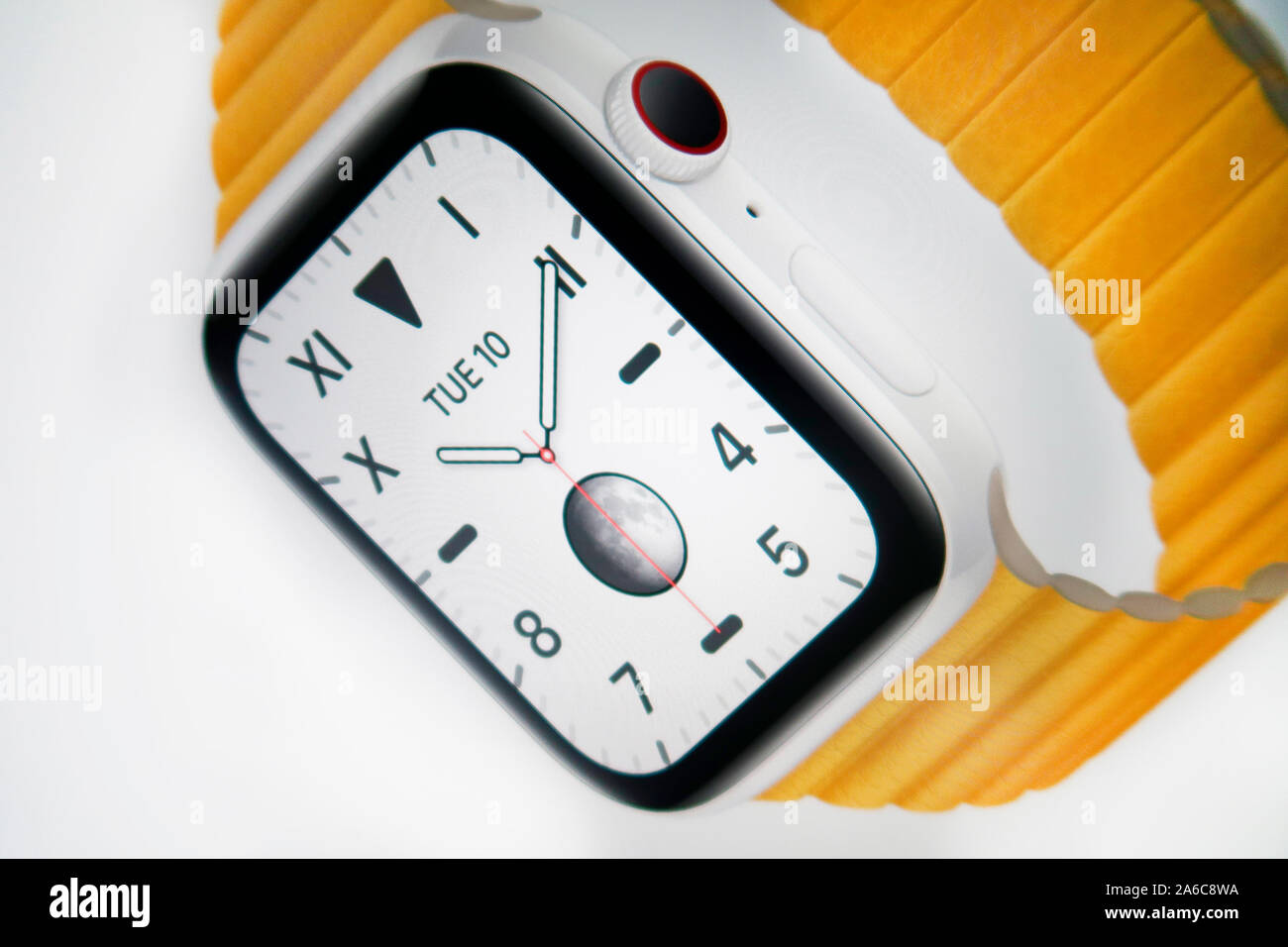 Apple Watch Serie 5, hat am 10. September 2019, wurde am 20. September 2019 zur Verfügung. Stockfoto